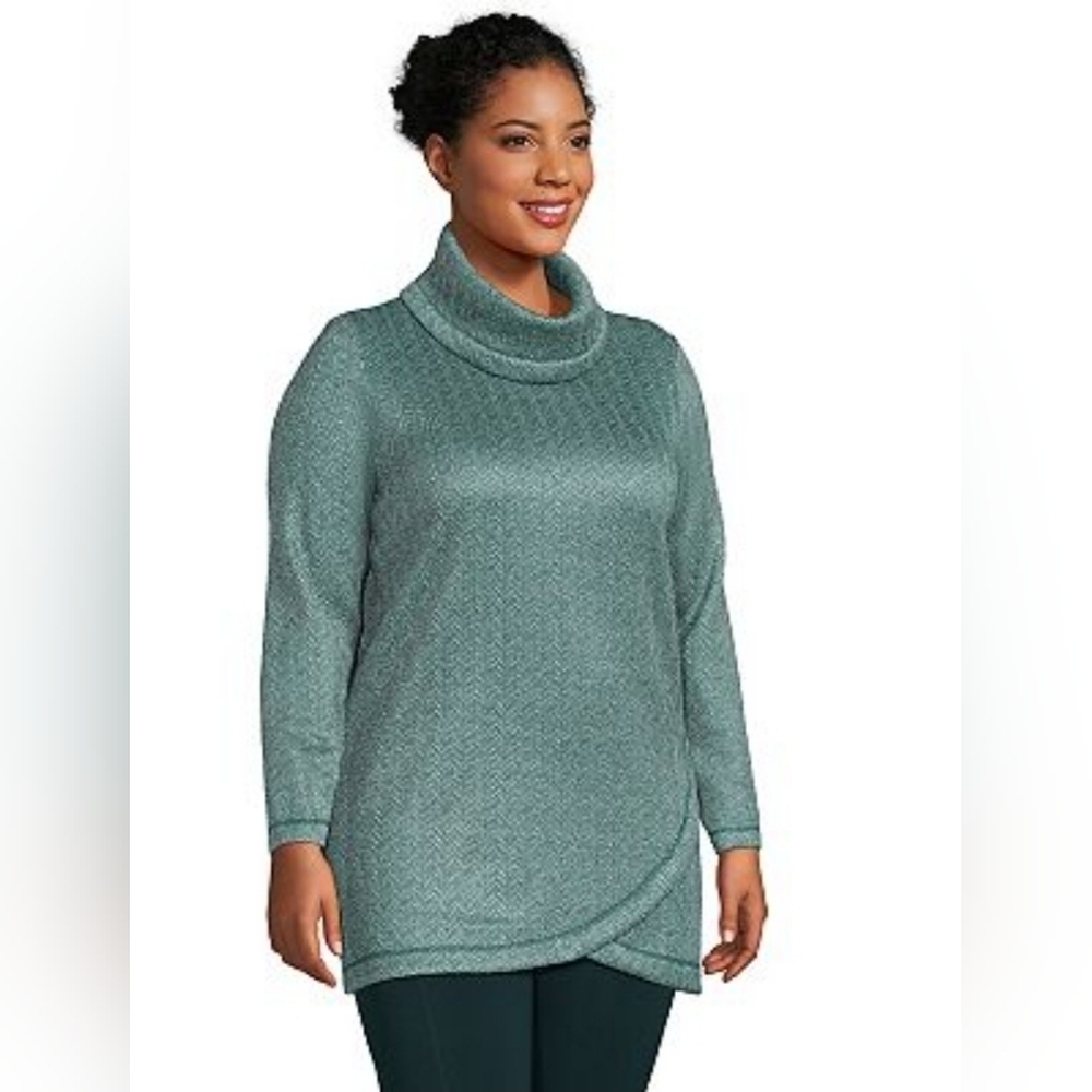 Lands' End cowlneck tunic 1x